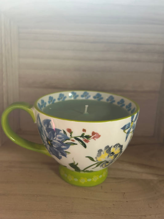 Coastal Calm soy wax candle made